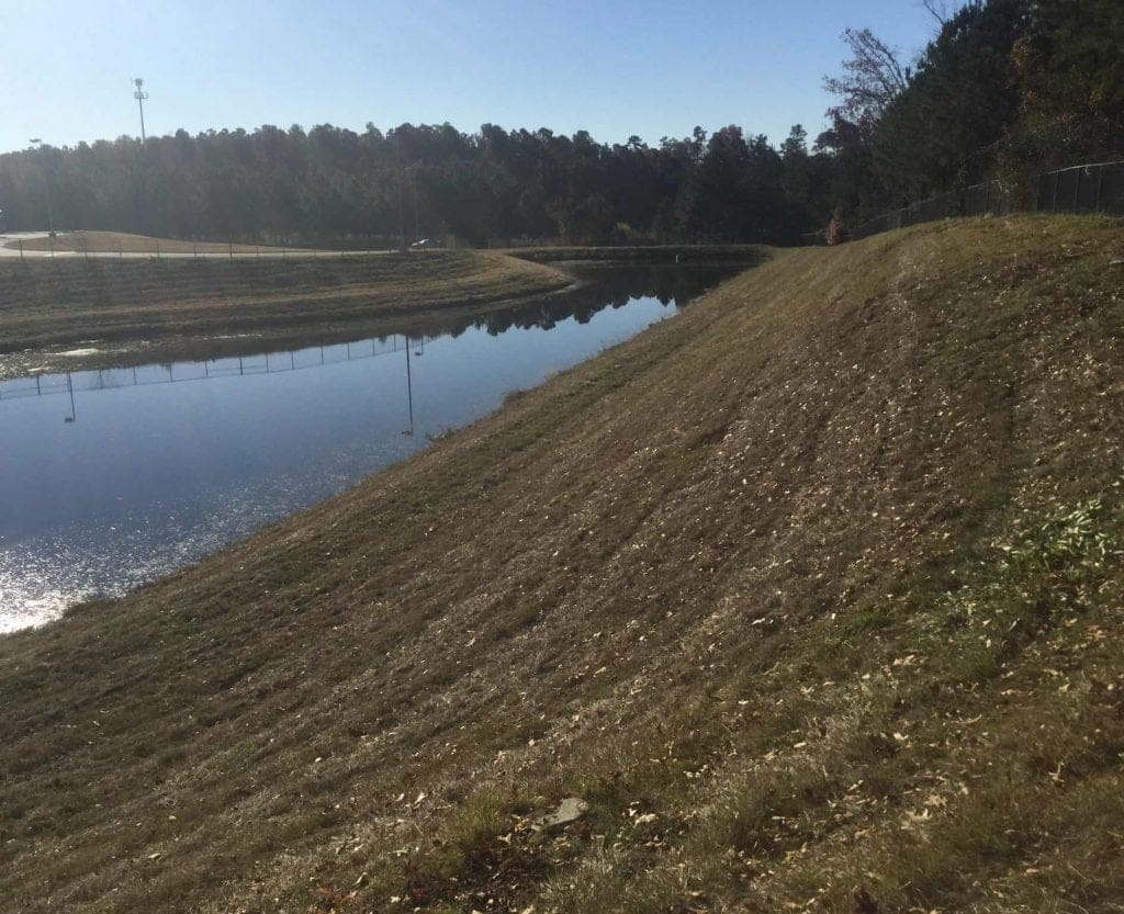 Cleared Retention Pond