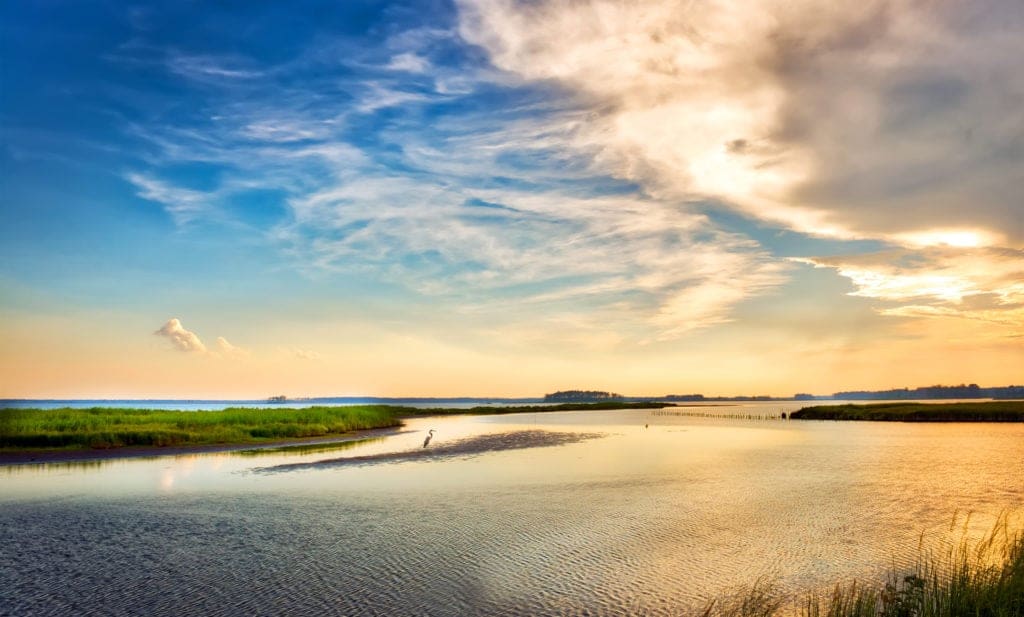 Sunrise over Chesapeake Bay