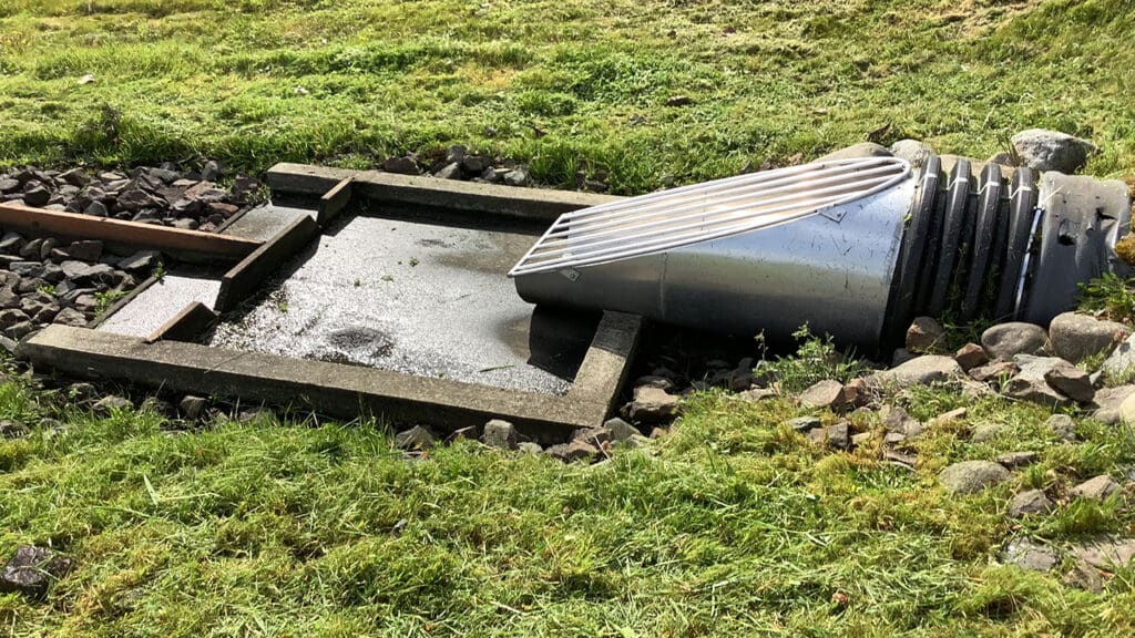Stormwater Management for Industrial & Manufacturing Facilities - AQUALIS stormwater outfall