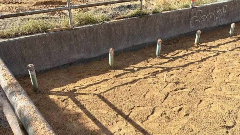 sand filtration system remediation after picture