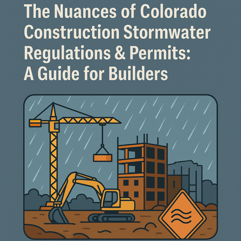 The Nuances of Colorado Construction Stormwater Regulations & Permits: A Guide for Builders - AQUALIS
