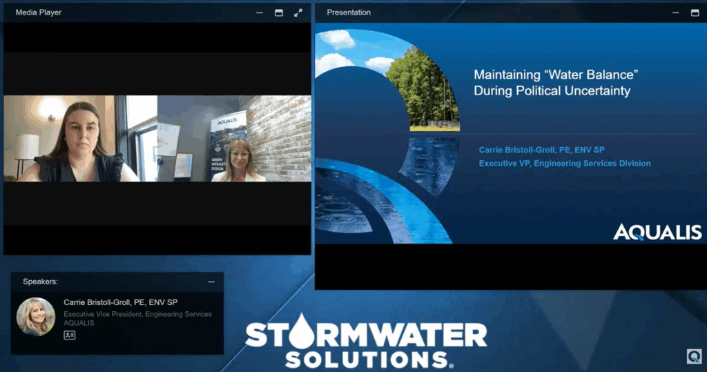 Education - AQUALIS AQUALIS Maintain Water Balance During Political Uncertainty seminar